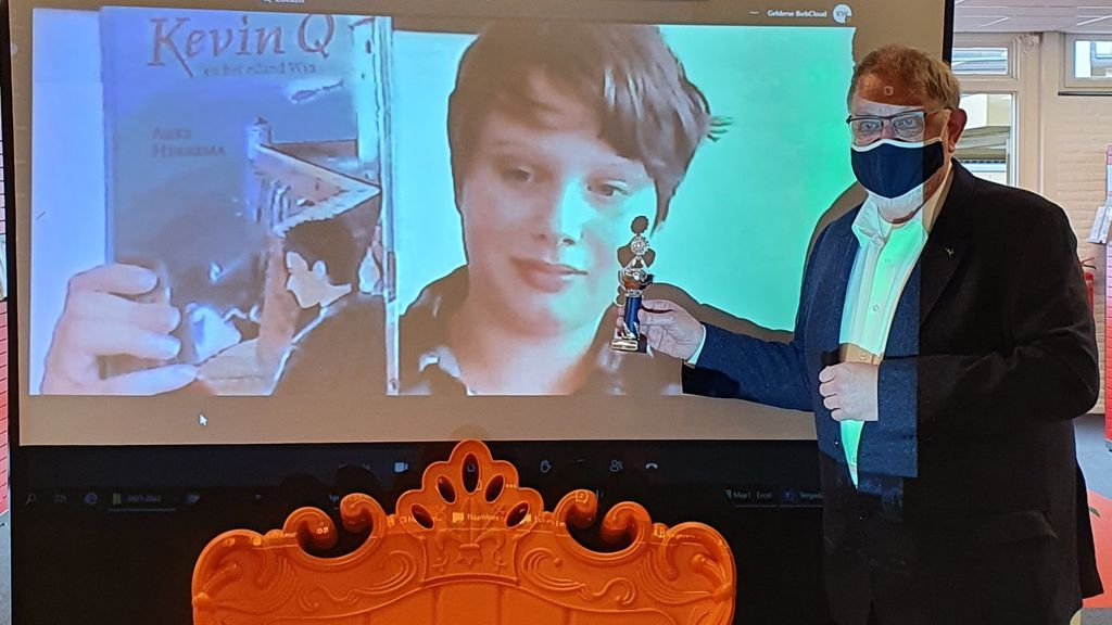 Foto: Kevin Scholten voorleeskampioen Epe