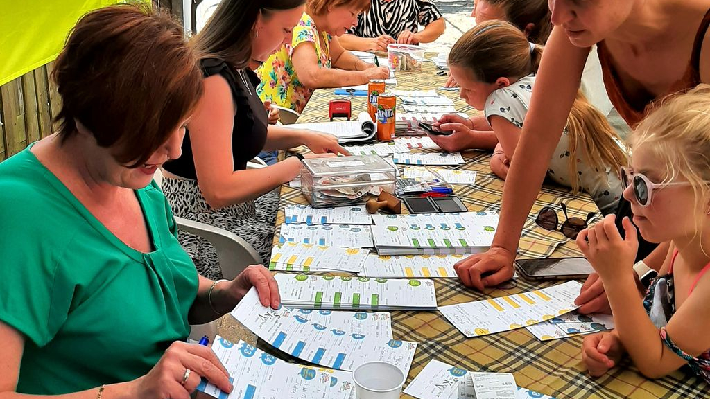 Foto: Speeltuin Kouwenaar klaar voor de Avondwandelvierdaagse