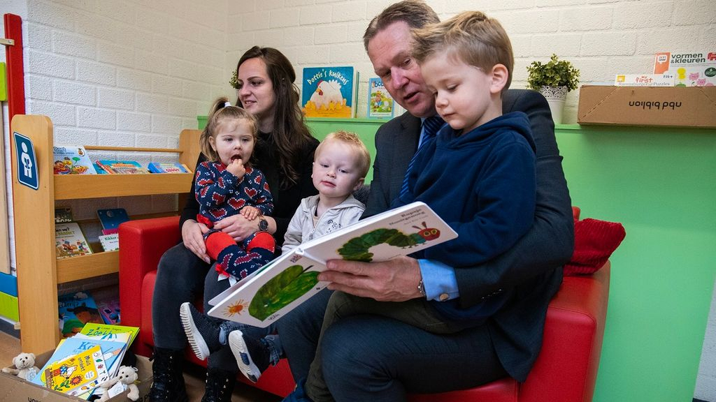 Foto: Project Leestas afgetrapt bij PeuterKOM in Vaassen