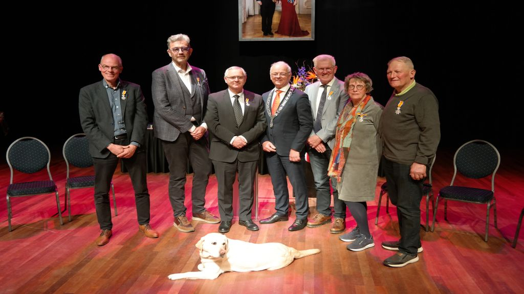 Foto: 6 Koninklijke Onderscheidingen in Heerde