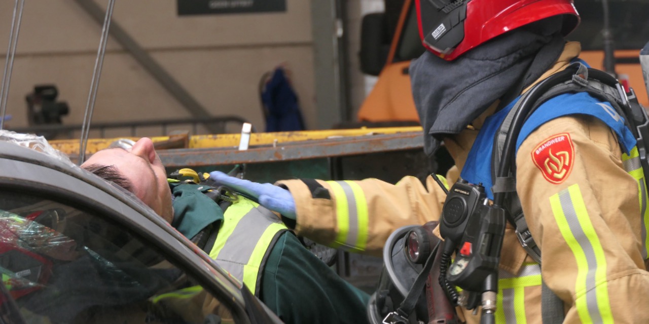 Foto: Spektakel bij ABWC-brandweerwedstrijd in Budel