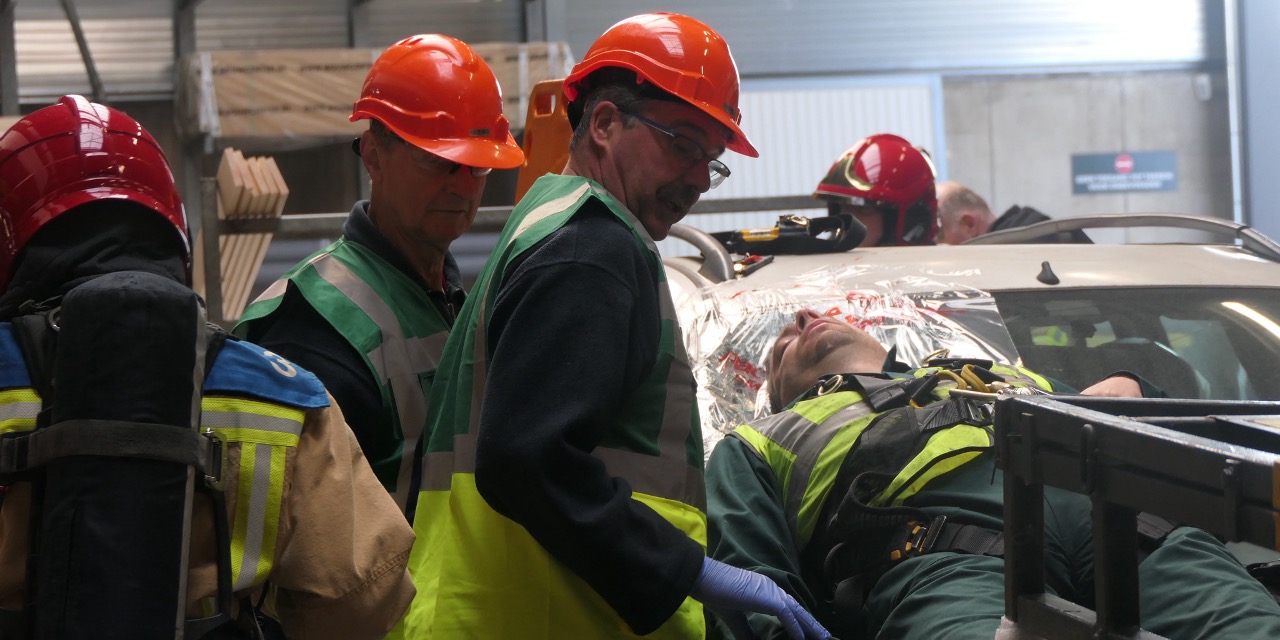 Foto: Spektakel bij ABWC-brandweerwedstrijd in Budel