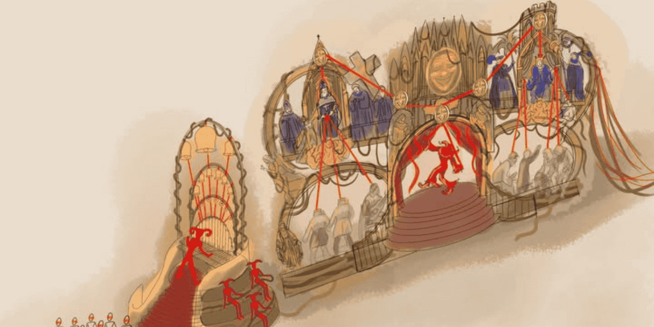 Foto: Ietskes Schif: De nar heeft de touwtjes in handen