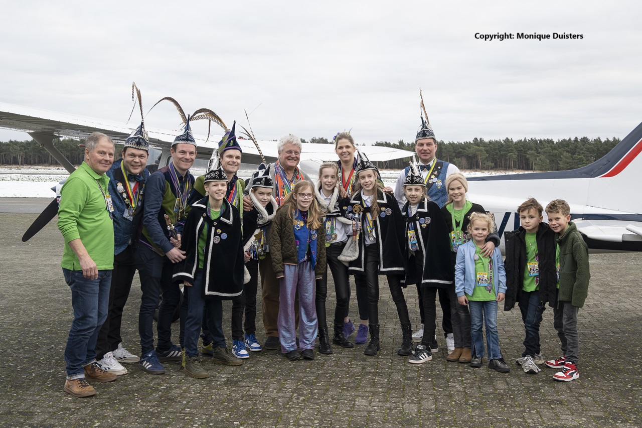 Foto: Alle hoogheden de lucht in
