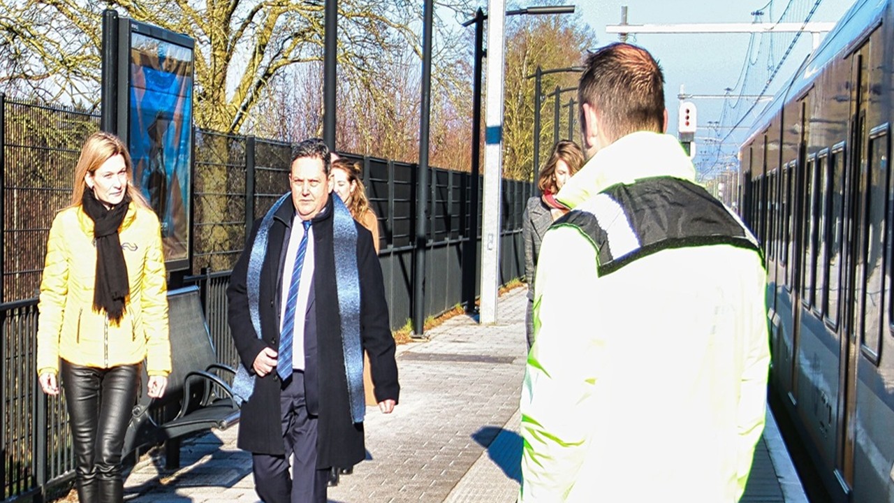 Staatssecretaris bezocht station Maarheeze