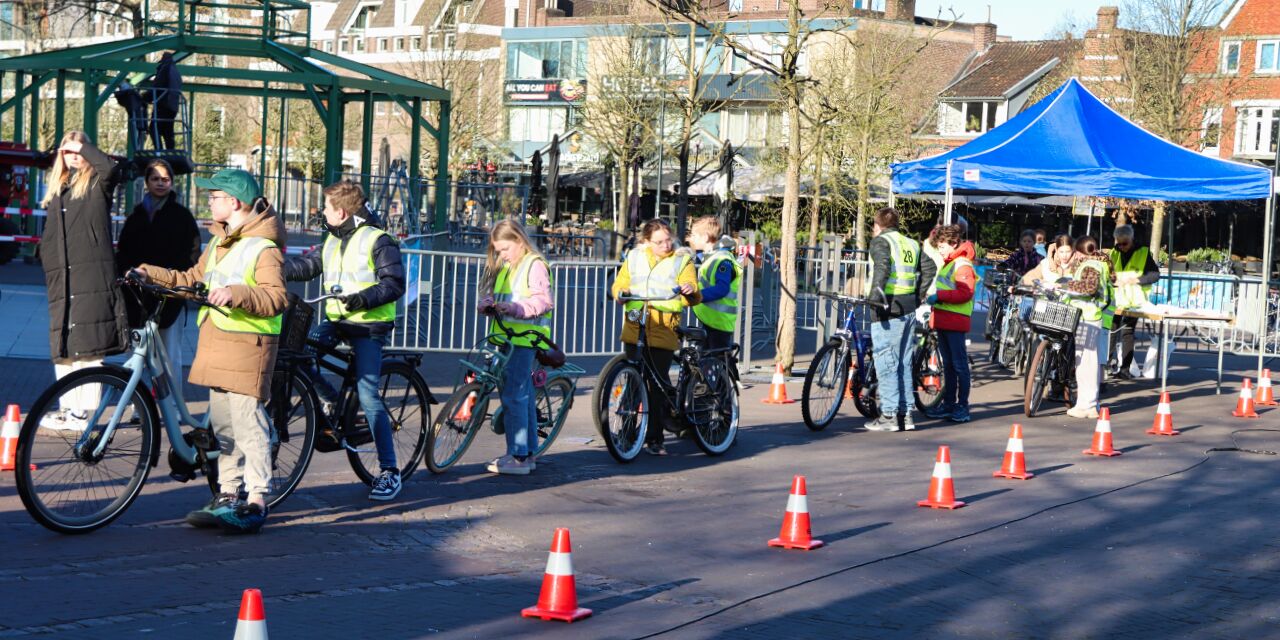 Foto: Verkeersexamen in Valkenswaard