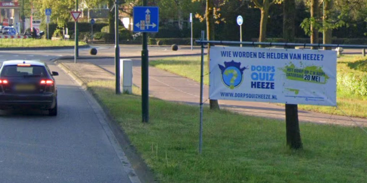 Foto: Wordt Heeze-Leende's dorpsingang 'Bordenvrij'?