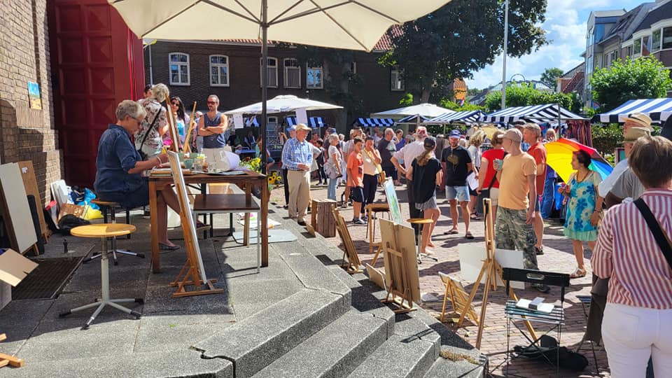 Foto: Het evenement Montmartre aan de Rijn een groot succes