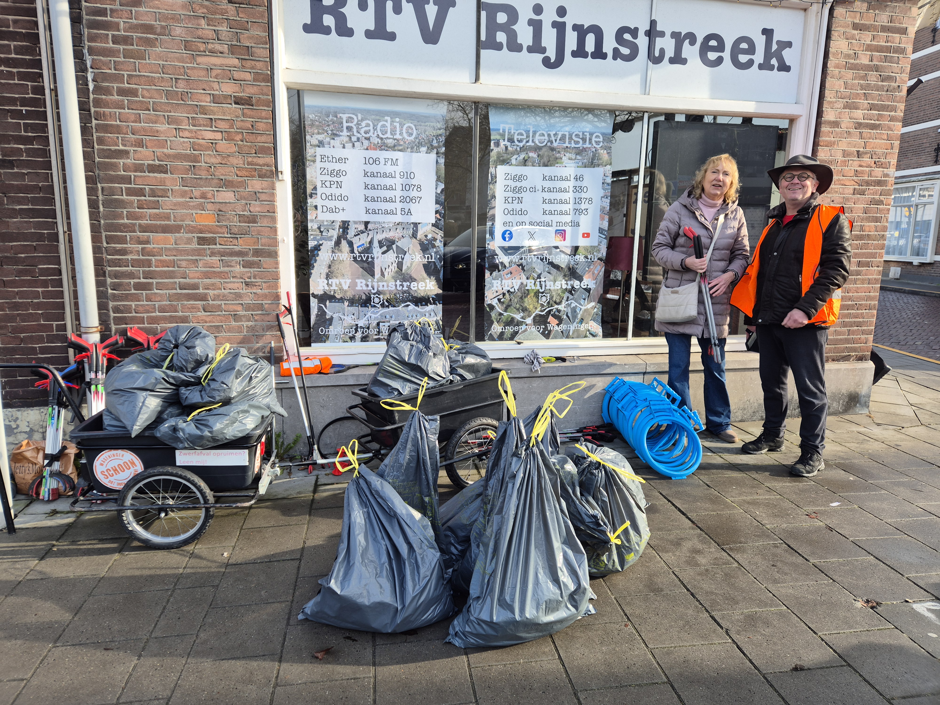 Foto: Opschoondag levert 47,1 kg zwerfafval op