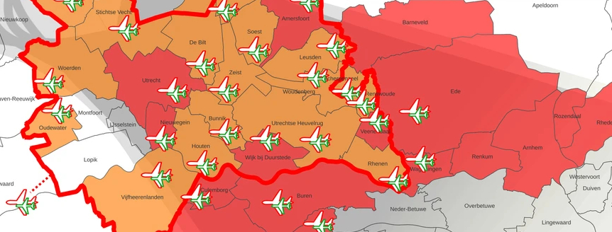 Foto: Kabinet schrapt vierde aanvliegroute naar Schiphol: gevolgen voor Wageningen