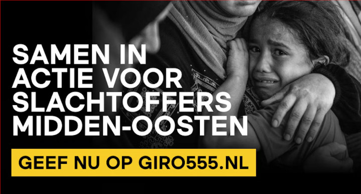 Foto: Wageningen doneert aan Giro555 voor humanitaire hulp in het Midden-Oosten