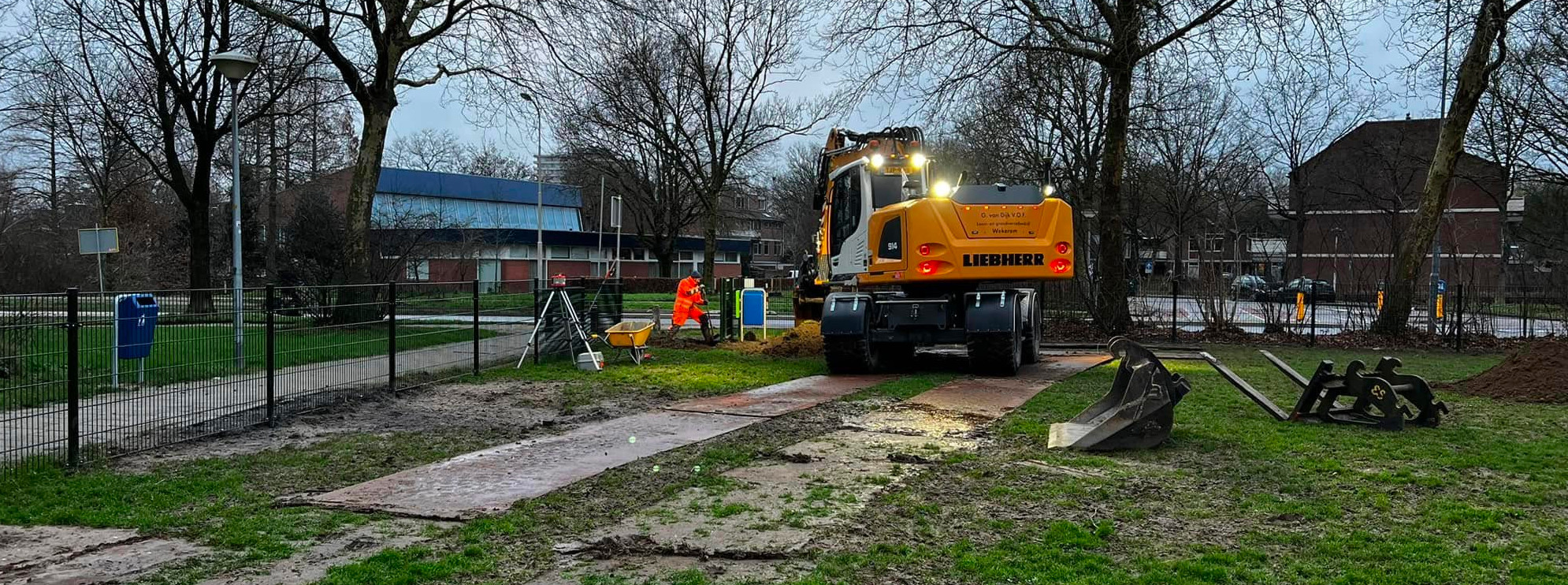 Foto: Verbeteringen aan Hondenspeelvelden in Volle Gang