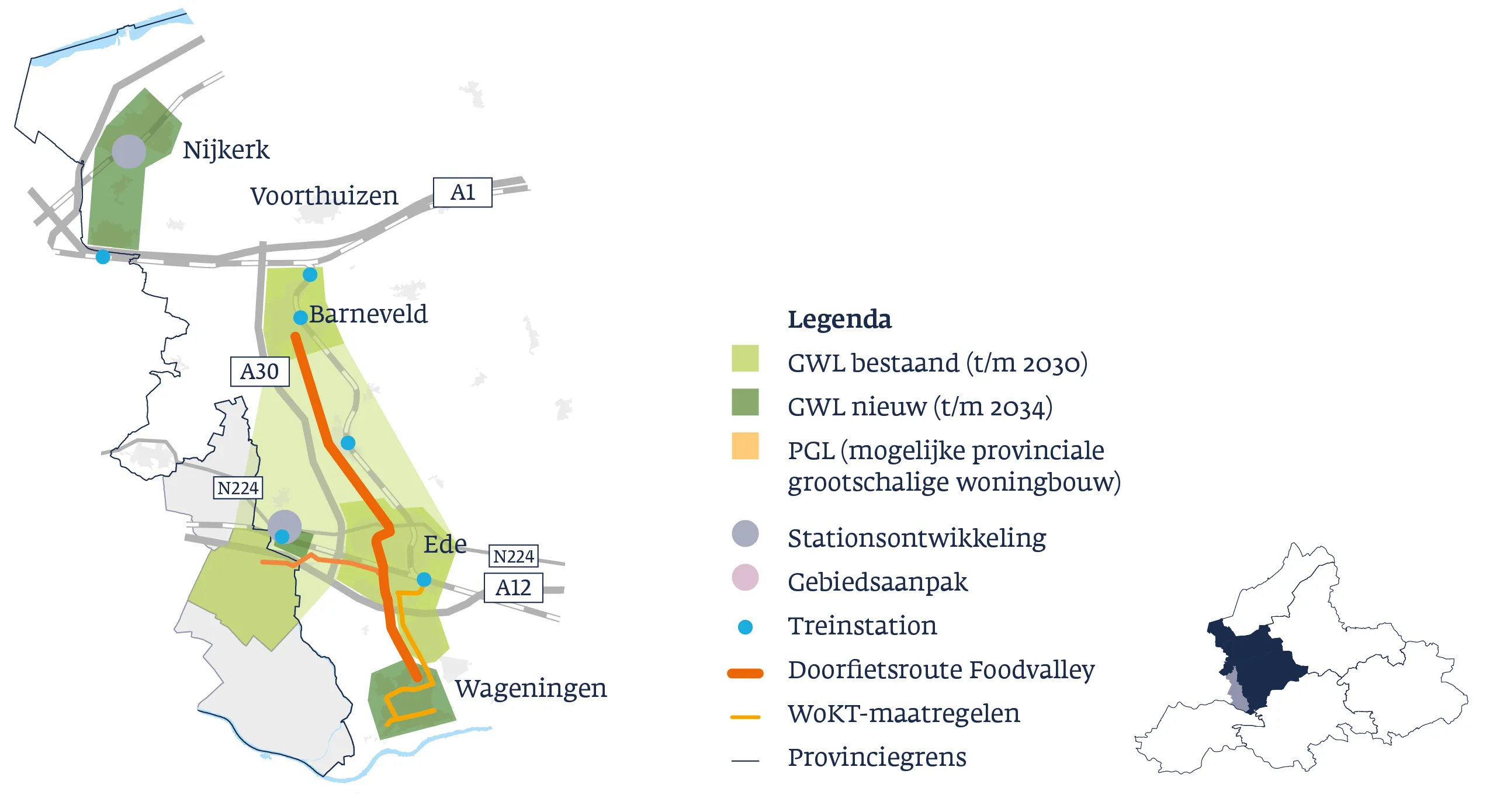 Foto: Doorfietsroute Foodvalley moet verkeer tussen Wageningen, Ede en Barneveld ontlasten