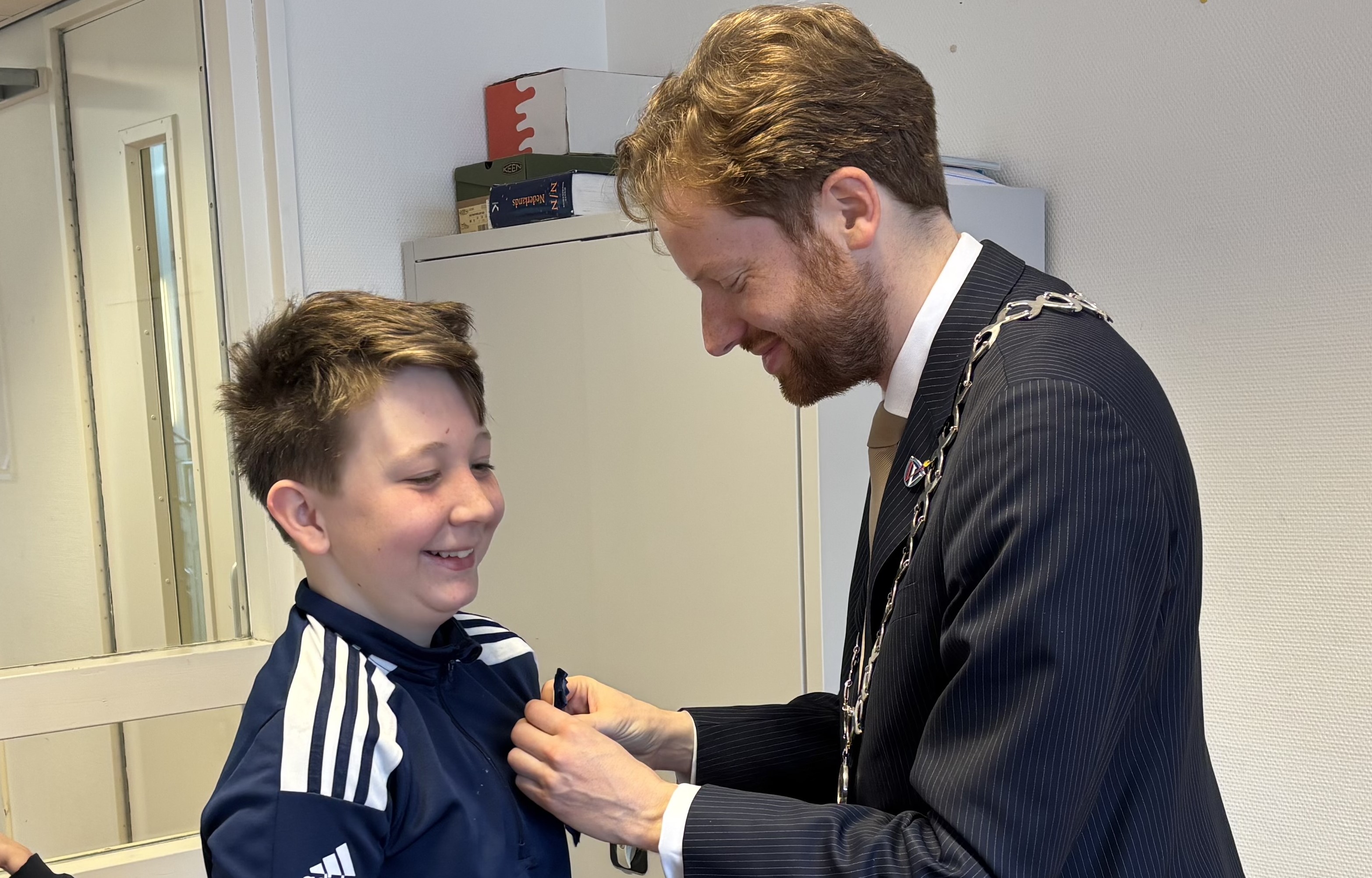 Foto: Jeugdlintje voor Kasper Winsemius