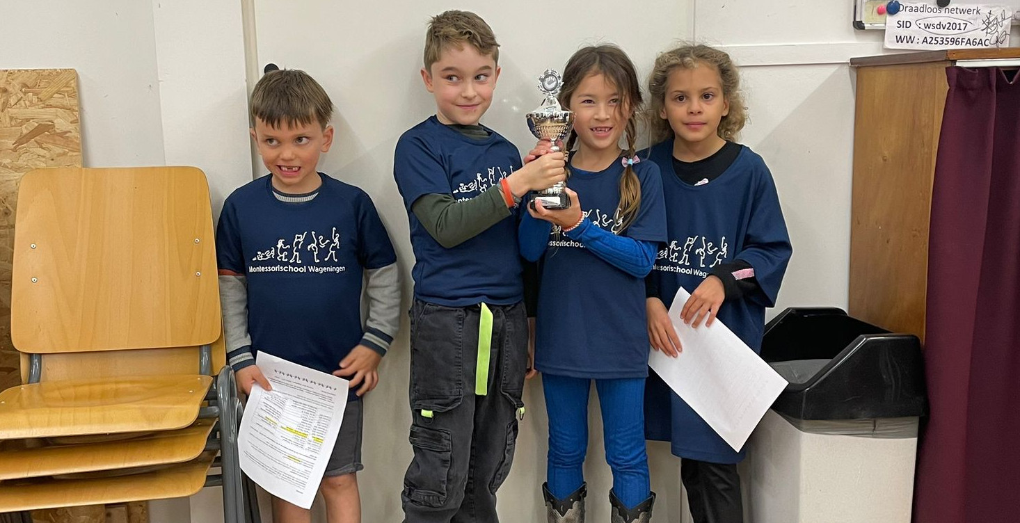 Foto: Nijenoord en Montessori  Wageningens kampioen