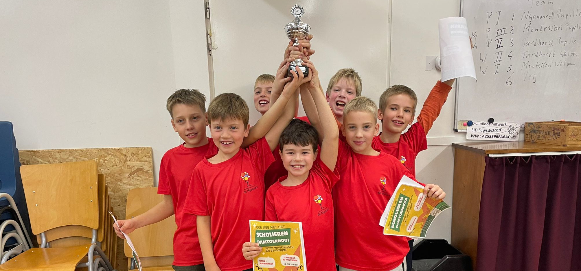 Foto: Nijenoord en Montessori  Wageningens kampioen