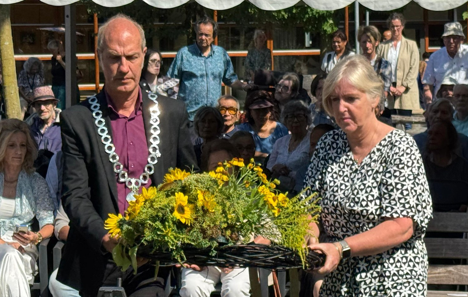 Foto: 80 jaar herdenking Japanse capitulatie in Wageningen
