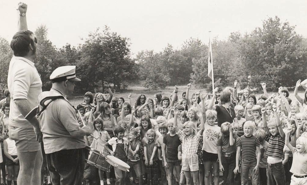 Foto: Herinneringen aan de Vakantiespelen op het Hondenveldje in Wageningen
