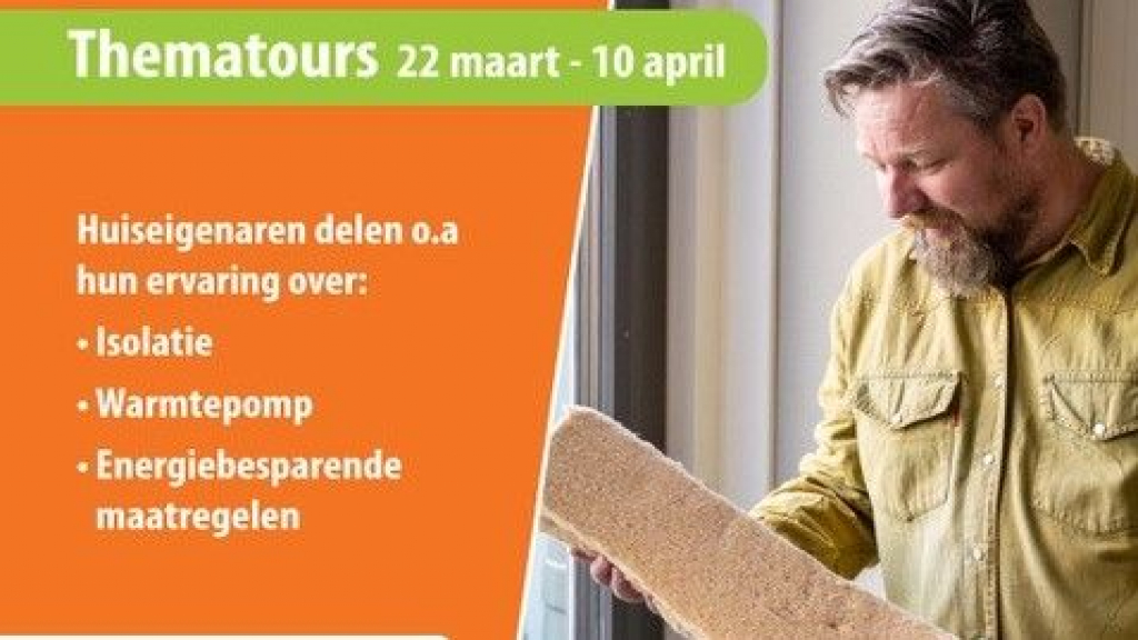 Foto: Bespaar energie met de Nationale Duurzame Huizenroute