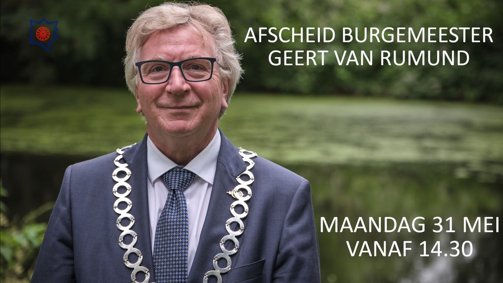 Foto: Afscheid burgemeester live te zien op de lokale TV