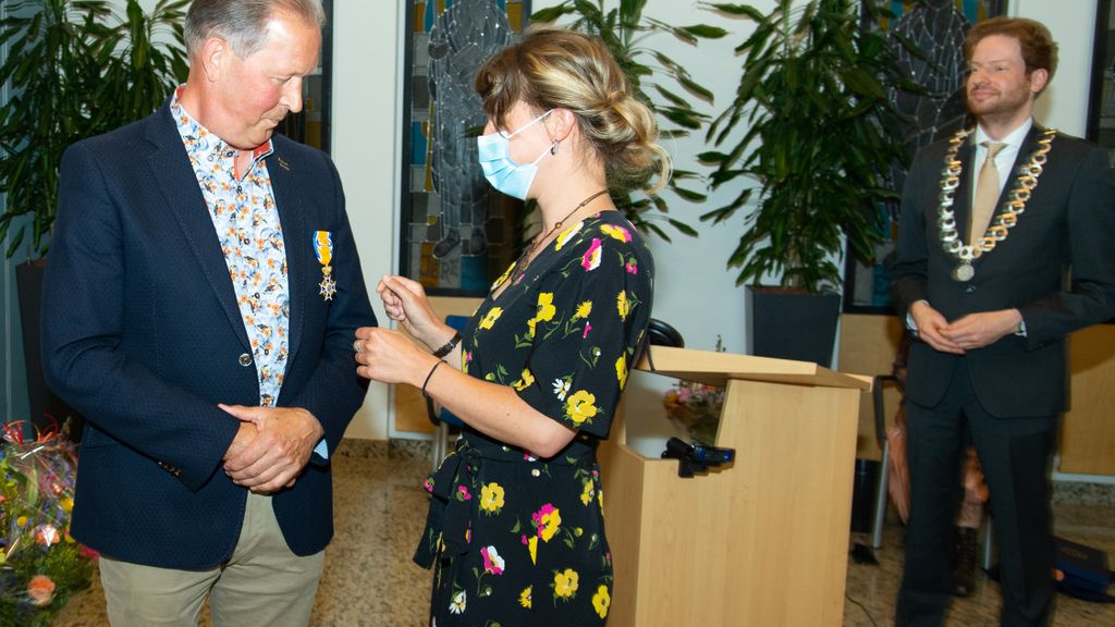 Foto: Koninklijke Onderscheiding voor professor Ben Witteman