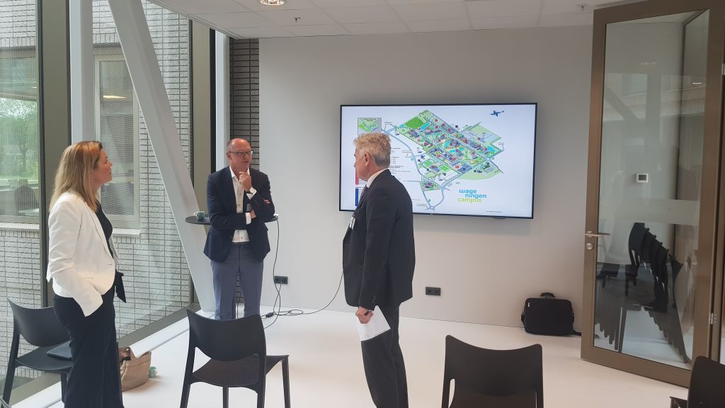 Foto: Ondernemers in gesprek met Provincie over bereikbaar Wageningen