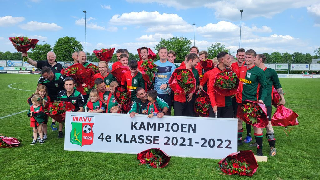 Foto: WAVV kampioen in de 4de klasse