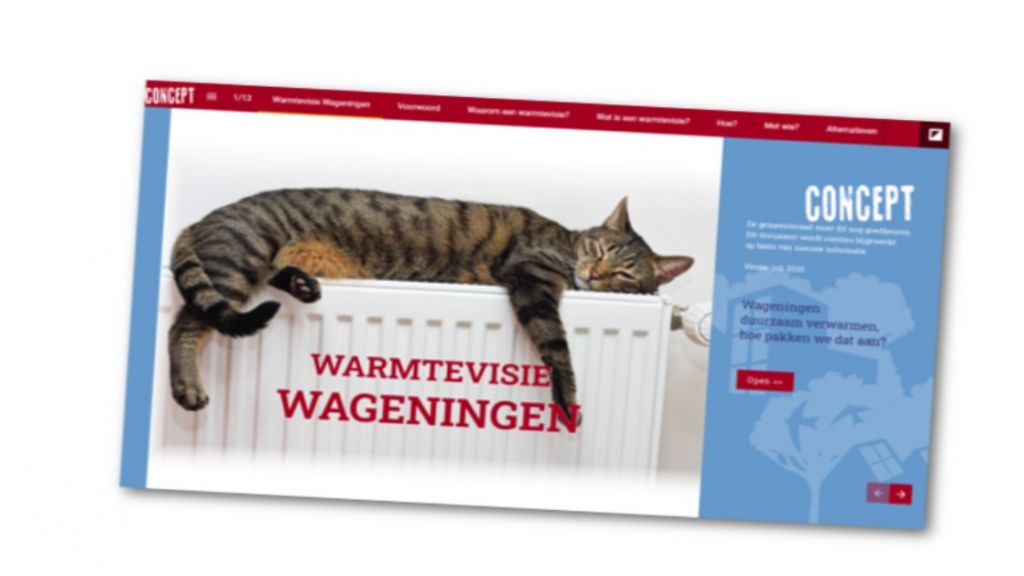 Foto: Wageningen gaat van het gas af;  maar hoe pakken we dat aan?